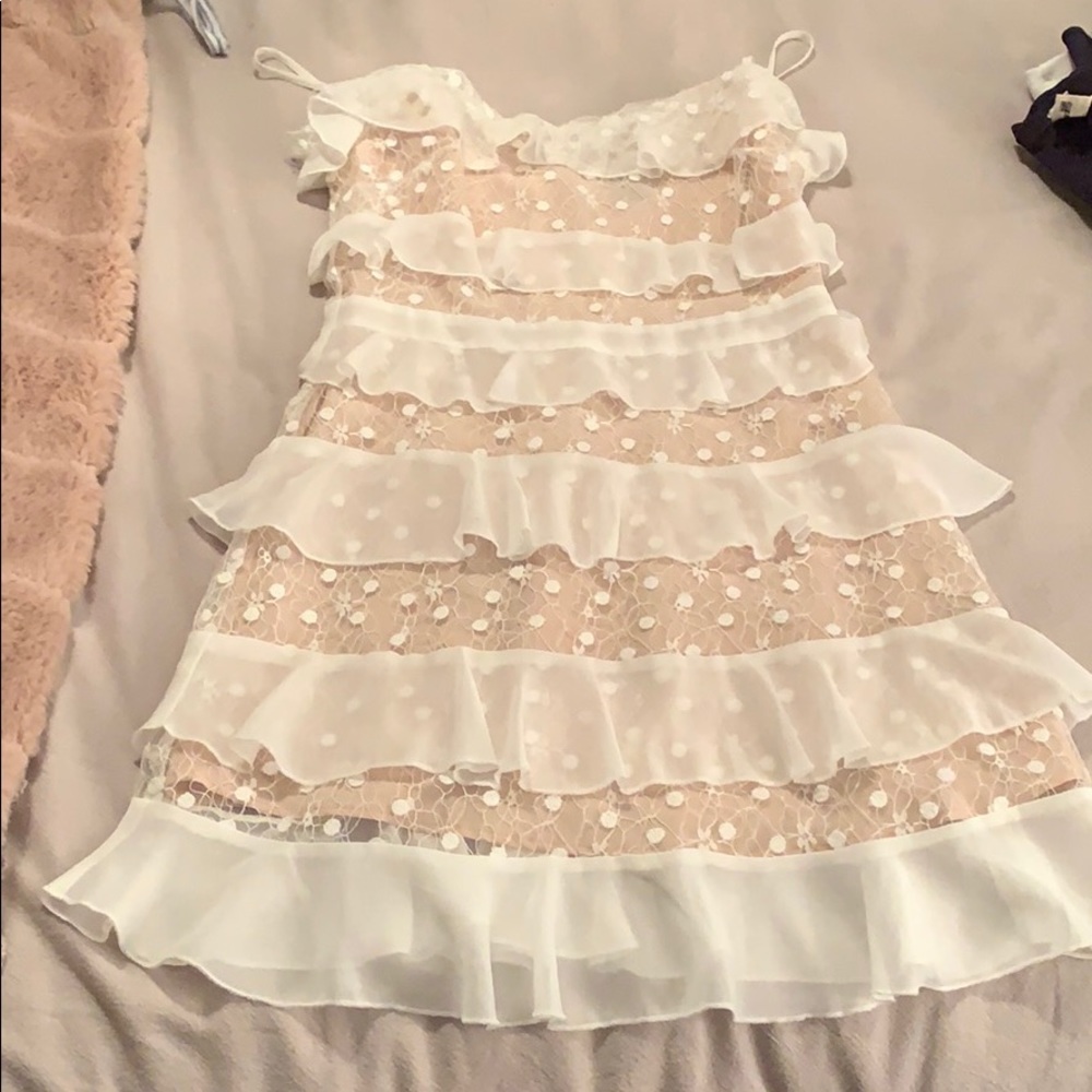 Ruffle Lace Dress